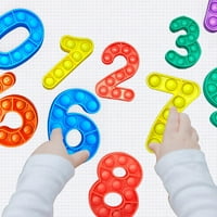 Dekomprimirana igračka u obliku brojeva Postavite fidget jeftine digitalne igračke 0- brojevi obrazovne igračke roditelj-dijete interaktivno senzorno igračko