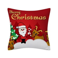 Jastuci za bacanje na otvorenom Božićni jastuk Case Glitter poliesterski kauč bacanje jastuka Cover Cover Home Decor Jastučnica