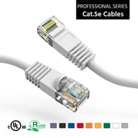 100ft CAT5E UTP Ethernet mrežom pokrenuta kabela bijela, pakovanje