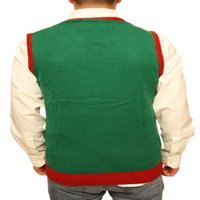 Ružni božićni džemper Muški medenjak Man Cookie Vest Xmas Duks-XL