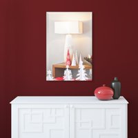 Rhodri Prism kupaonica Vanity ogledalo, ogledalo Završeno: Bevered, oblik: kvadrat