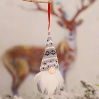 Božićni gnomi ukrasi božićno drvce viseći gnomi ukrasi ručno rađeni švedski Tonte ukrasi plišane skandinavske santa viseći lutke za božićne zabavne ukrase