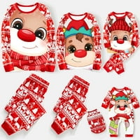 Božićne pidžame za obitelj dqueduo božićni roditelj-dijete odijelo za djecu za djecu koja se tiskala porodica koja odgovara pidžami puze božićni pokloni na klirensu