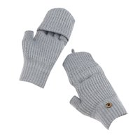 Xinqinghao casual rukavice zimske pletene kabrioletne rukavice bez prstiju Rukavice Termalne rukavice uni siva 1