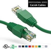 3FT CAT6A UTP Ethernet mrežom za podizanje kabela zeleno, pakovanje