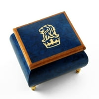 Ikonic Royal Blue Lion i Crown Inlay Music Bo - La Traviata