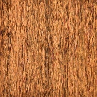 Ahgly Company u zatvorenom pravokutniku Sažetak narančasta modernih prostirki, 7 '9 '