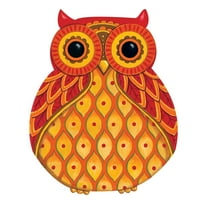 Custom Decor Dobrodošli Owl PVC visi okolo