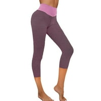 Mrat Yoga Capris Hlače hlače za poslovne dame Stretch Yoga Tajice Fitness Trčanje Teretana Sportski džepovi Aktivne hlače Ženska rastezanje trape