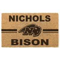 Nichols College Bison 18 34 logotip momčadi Doormat