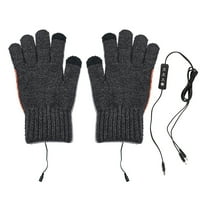 Par električne rukavice USB grijanje Pletene zimske toplotne rukavice za svakodnevno grijanje