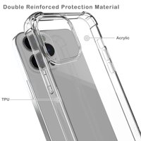 Aquafle Hybrid Slim dizajniran za Apple iPhone pro 6,7 futrolu prozirni