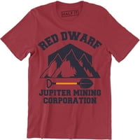Jupiter Mining Corporation Funny Crveni patuljak TV Corp Prikaži mušku majicu