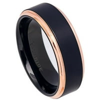 Crni ion Titanijum četkica četkica ružičaste ružičaste rubne prstene veličine 11