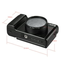 ANDOER - 2.7K puni 30MP digitalni video kamere s disciplinom digitalnog zum s bljeskalicom