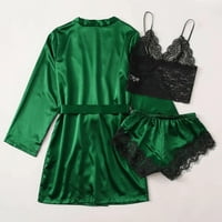 Aoochasliy Sleepwear za žensko čišćenje satenske svilene pidžama Nightdress donje rublje haljine donje rublje seksi seksi