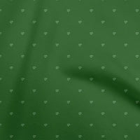 Onuoone Georgette viskoza zelena tkanina azijska cvjetna šivaća tkanina od dvorišnog tiskanog diy odjeće šiva široko