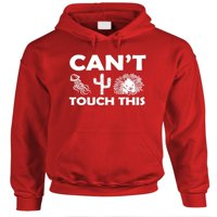 Dodirnite ovo - Hoodie Fleece pulover, crvena, 3xl