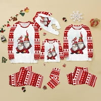 JTckarpu Merry Božićna porodica Pajamas Ispis ženskih pidžama organski pamuk podudaranje porodice božićne pidžame