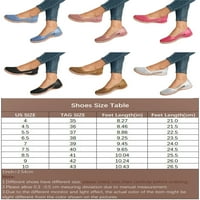 Ženske ravne sandale Hollow klizanje na natikačima bliskih stopa ljetne casual cipele ružičaste veličine 7