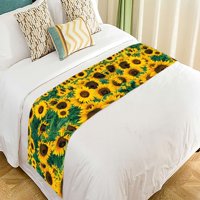 Suncokret lanscape polje posteljina posteljina posteljina šal posteljina dekor