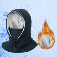 Glava za zimsku jahanje zaštićene hlače za hladnoću hladnoća za glavu na otvorenom na otvorenom za skijanje na otvorenom za glavu bomber kaps crna