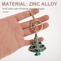 Božićno drvsko dijamantski ključ Jedinstveni ključni prsten Dekor Festival Mali poklon