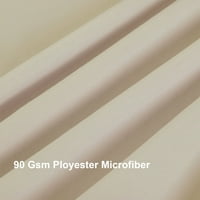 PiccoCasa Body jastučnica meka serija MicroFiber dugačak jastuk poklopac, svijetli Khaki 20 54