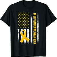 U septembru nosimo zlato - majica za svijest o raku od djetinjstva