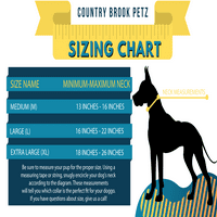 Country Brook Petz® vrhunski tropski cvjetni ovratnik za pse, srednji