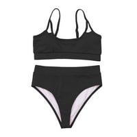 Ženski bandeau odjeća za plažu kupališta Brazil Brazilski push-up kupaći kostimi Bikini kupaći kostimi Tankinis set Womens Plus size Swim Suncokret