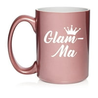 Glam-ma mama majka baka baka keramička šalica za kafu poklon čaj za nju, sestru, žene, bake i bake, simpatično, prijatelju, najavu o trudnoći, mama, mama, mama, mama, rođendan