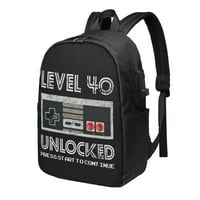 Godišnji čettrtorođenčenički ruksak za školu izdržljive velike kapacitete Travel College backpack sa USB priključkom