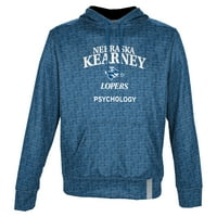 Muška izdanje Blue Nebraska-Kearney Lopers Psihologija Naziv Drop pulover Hoodie