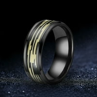Yuehao pribor za prstenje zamrznuto svilena uzorak umetnuli su rinestone prsten od legura za žene izvršite prsten modni nakit poklon prstena za prijatelje djevojke dječake YE12