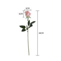 Umjetna ruža Realistic Exquisite bez prozora cvjetni aranžman simulacija ružinog cvijeća kućni dekor