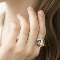 Heiheiup dragušni umjetnički ugravirani ubrizgani prsten jednostavan modni nakit Popularni dodaci Stacking prstenovi za žene