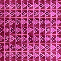 Ahgly Company Indoreni pravokutnik Oriental ružičasti Industrijski prostirke, 2 '3'