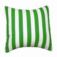 Pamuk trak ukrasni jastuk jastuk sham jastuk pokrivač zelenog i bijelog