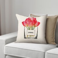 Dianhelloya jastuk za prozračan cvijet za cvijeće nježnog prekrasnog opružnog cvjetnog uzorka zaljubljeni za Valentinovo