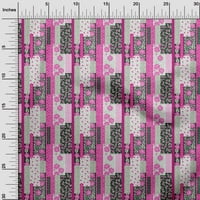 Onuone pamučne kambričke Fuschia ružičasti tkanini cvjetni šivanje zanata projekata tkanini otisci sa dvorištem širom