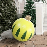 Divovska božićna kugla za naduvavanje, na napuhavanje ukrašena lopta za DIY dom Božićne novogodišnje svečane ukrase