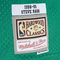 Muški Mitchell & Ness Steve Nash Blue Green Dallas Mavericks Classics Split Swingman Jersey