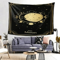 -Dake The Respress Tarot Card Moon Star Vintage Bobet Mekani ugodno lagano plišanje runo Baket pokloni nebeska astronomija konstelacija Dekor krevet za krevet za kauč za odrasle