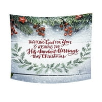 Zidna tapiserija Slatka fino šivanje tkanina otporna na božićnu zvanje Christright Art Dekoracija za zabavu