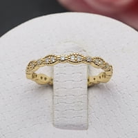 Vječnost vjenčani prsten za vjenčanje Sterling Silver CZ Womens Ginger Lyne kolekcija