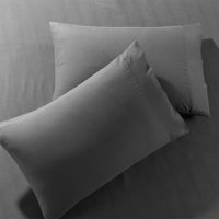 Prekrivač KING [3-komad, tamno siva] - Komfornični zaštitnik sa zatvaračem i jastukom - Hotel Luksuzan četkani mikrofiber - ultra mekani, hladni i prozračni poklopac