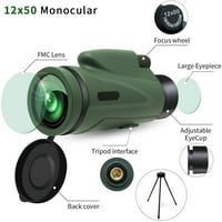 12 × monačni monokularni BKA4 FCM Džep za dugi domet mrlja zumiranje teleskopskog naočala za lov kampovi turizam