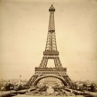Eiffelov toranj tijekom izlaganja - platno ili štampana zidna umjetnost