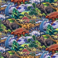 Starost dinosaurusa multi tkanina tkanina od dvorišta